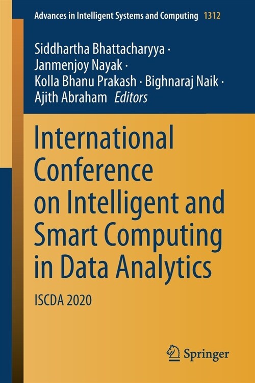 International Conference on Intelligent and Smart Computing in Data Analytics: Iscda 2020 (Paperback, 2021)