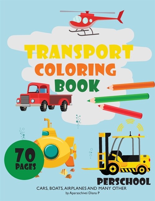 transport coloring book (Paperback)