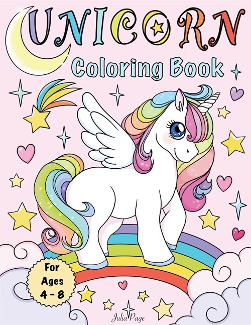 Unicorn Coloring Book (Paperback)