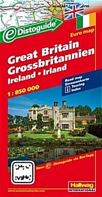 Great Britain Grossbritannien e-Distoguide: Ireland Irland (Folded)