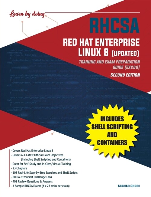 [중고] RHCSA Red Hat Enterprise Linux 8 (UPDATED): Training and Exam Preparation Guide (EX200), Second Edition (Paperback)