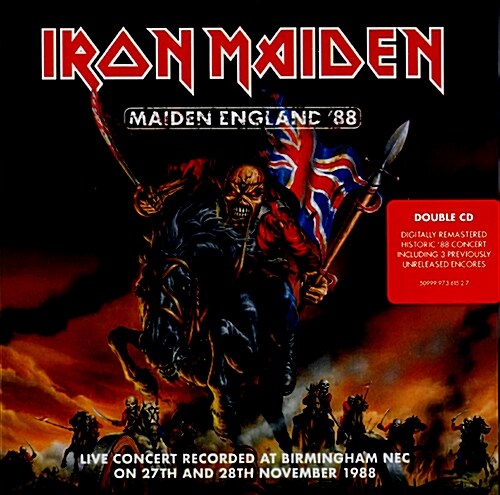 [중고] [수입] Iron Maiden - Maiden England ‘88 [리마스터 2CD]