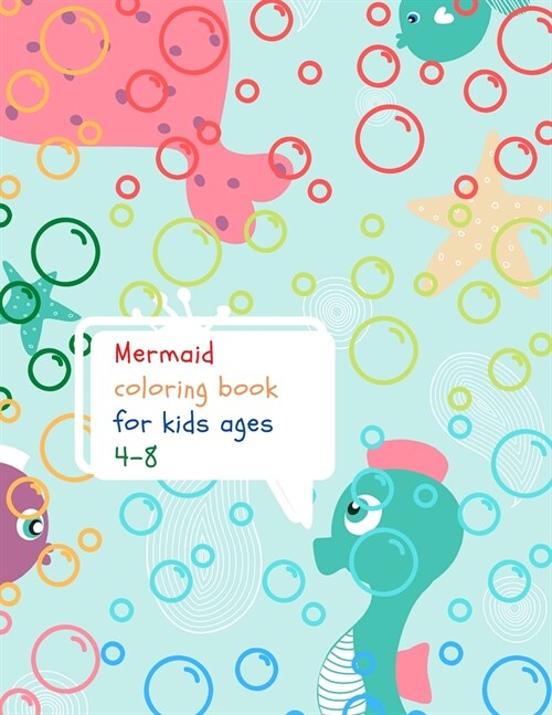 Mermaid coloring book for kids (Paperback)