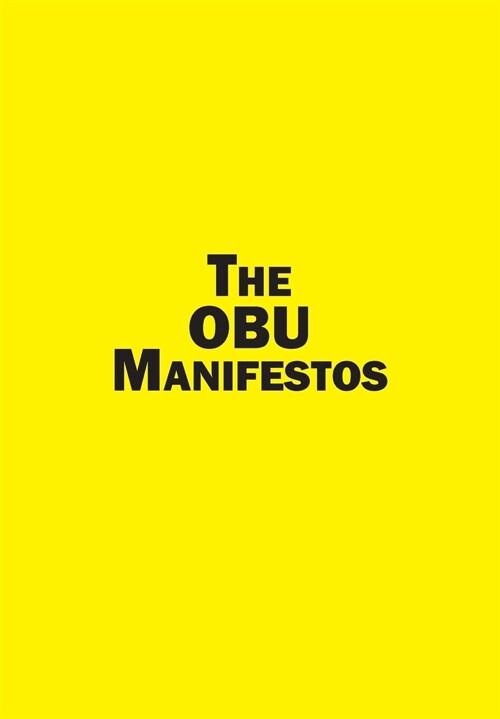 Obu Manifestos: 1-42 (Paperback)