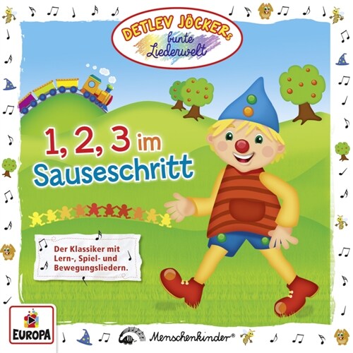 1,2,3 im Sauseschritt, 1 Audio-CD (CD-Audio)