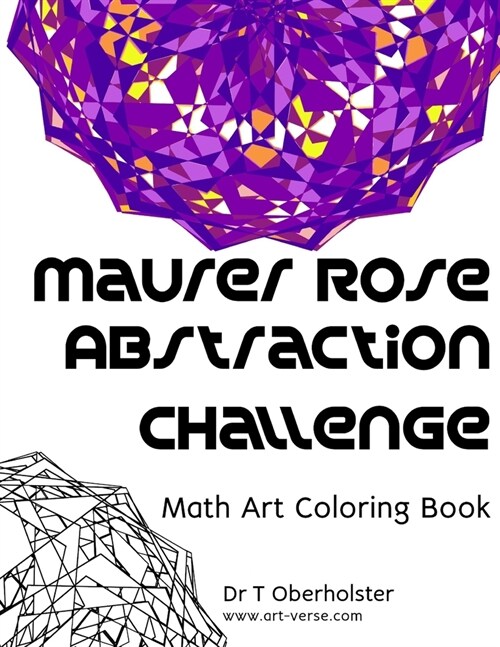 Maurer Rose Abstraction Challenge: Math Art Coloring Book (Paperback)