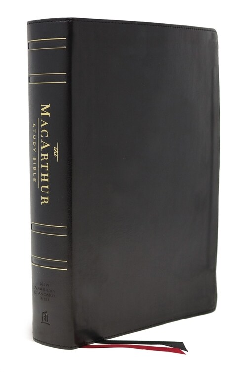 Nasb, MacArthur Study Bible, 2nd Edition, Genuine Leather, Black, Comfort Print: Unleashing Gods Truth One Verse at a Time (Leather)