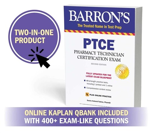 Ptce with Online Test: Plus Kaplans Qbank for 1 Month (Paperback, Amazon Only)