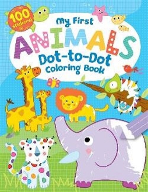 My First Dot-To-Dot Coloring Book (Paperback)