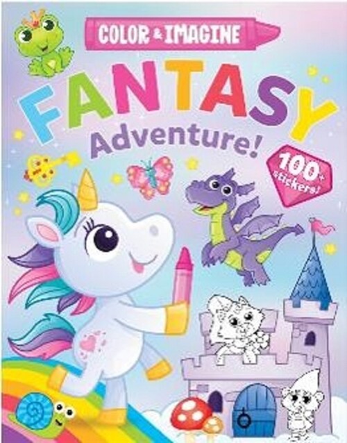 Color & Imagine: Fantasy Adventure (Paperback)