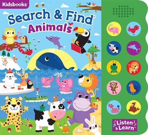 Search & Find: Animals (Board Books)