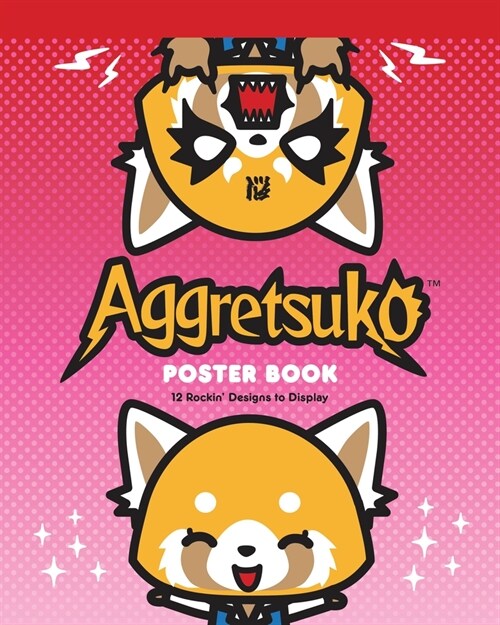 Aggretsuko Poster Book: 12 Rockin Designs to Display (Paperback)