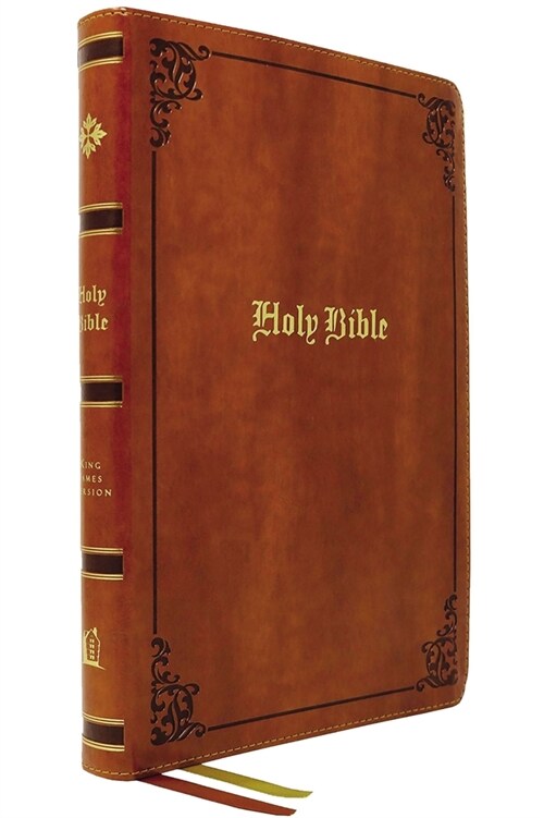 KJV Holy Bible: Large Print Thinline, Tan Leathersoft, Red Letter, Comfort Print: King James Version (Imitation Leather)