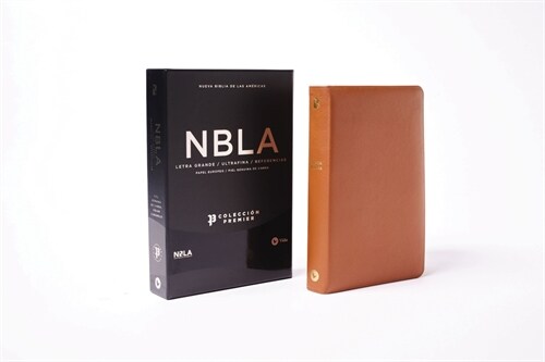 Nbla, Santa Biblia, Ultrafina, Letra Grande, Piel de Cabra, Caramelo, Colecci? Premier: Edici? Limitada (Leather)