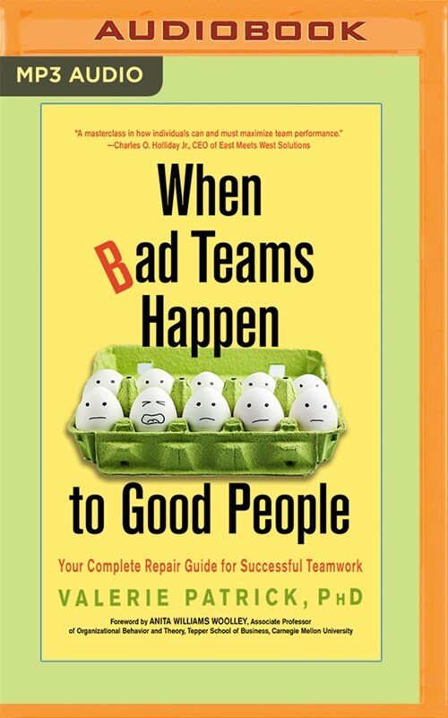 When Bad Teams Happen to Good People: Your Complete Repair Guide for Successful Teamwork (MP3 CD)