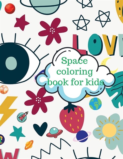 Space coloring book for kids (Paperback)