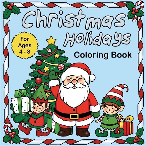 Christmas Holidays coloring book (Paperback)