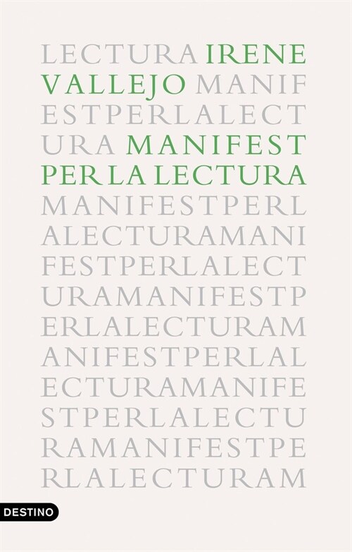 MANIFEST PER LA LECTURA (Book)