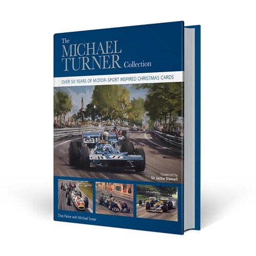 The Michael Turner Collection : Over 50 years of motor-sport inspired Christmas cards (Hardcover)