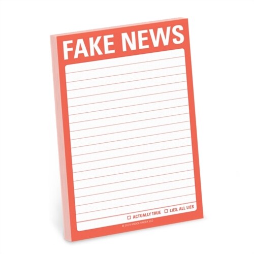 Knock Knock Fake News Great Big Sticky Notes (Stickers)