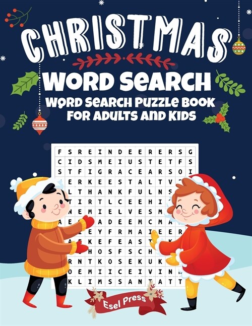 Christmas Word Search Word Search Puzzle Book For Adults And Kids (Paperback)