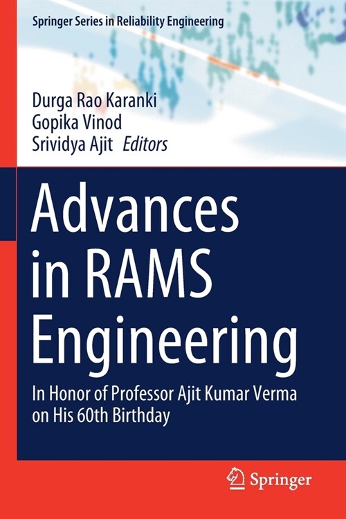Advances in Rams Engineering: In Honor of Professor Ajit Kumar Verma on His 60th Birthday (Paperback, 2020)