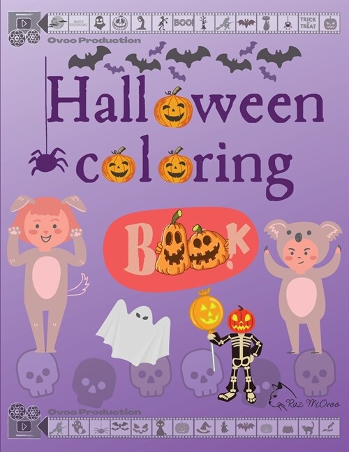 Halloween Coloring Book (Paperback)