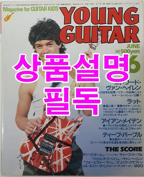 [중고] YOUNG GUITAR 영기타 85년 6월 발행 - 일본잡지