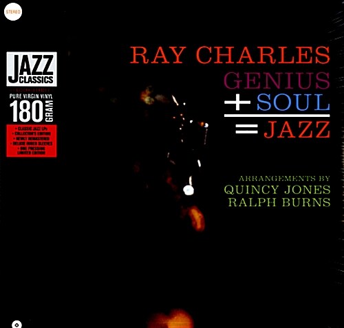 [수입] Ray Charles - Genious + Soul = Jazz [180g 오디오파일 LP]