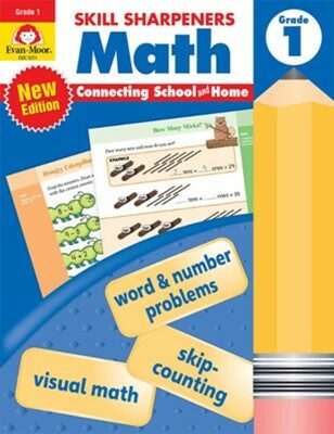 Skill Sharpeners: Math, Grade 1 Workbook (Paperback, Teacher)