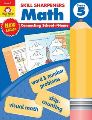 Skill Sharpeners: Math, Grade 5 Workbook (Paperback, Teacher)