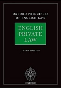 English Private Law : Oxford Principles of English Law (Hardcover)