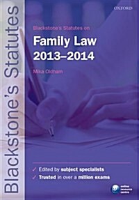 Blackstones Statutes on Family Law (Paperback)