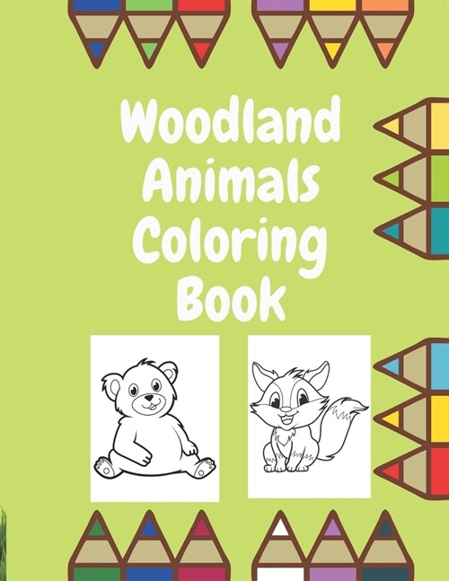 Woodland Animals Coloring Book: Coloring Book for Kids (Paperback)