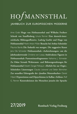 Hofmannsthal - Jahrbuch Zur Europaischen Moderne (Paperback)