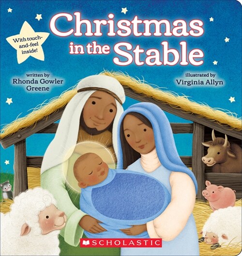 Christmas in the Stable (Touch-And-Feel Board Book) (Paperback)