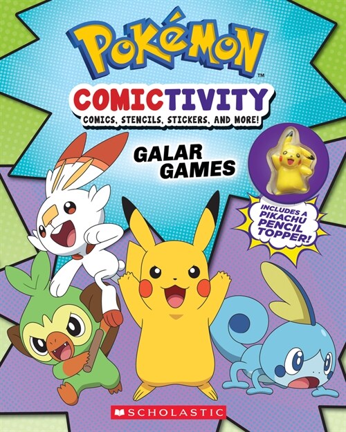 Pok?on Comictivity: Galar Games: Activity Book with Comics, Stencils, Stickers, and More! (Paperback)