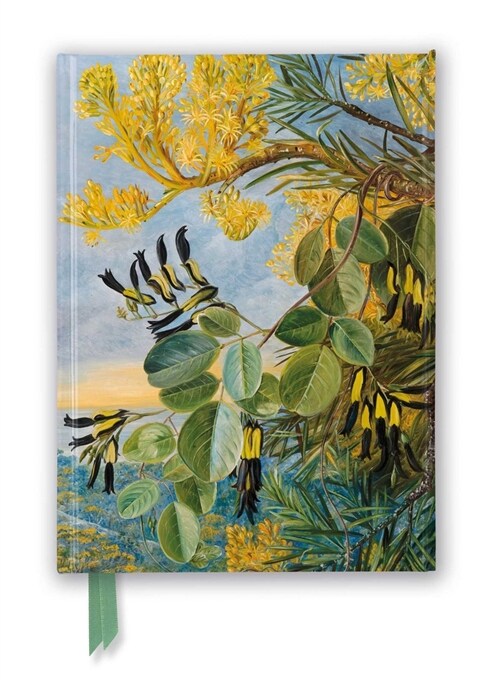 Kew: Marianne North: Flowers of the Flame-Tree and Yellow and Black Twiner, West Australia (Foiled Journal) (Notebook / Blank book)