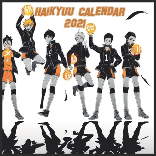 Haikyuu Calendar 2021: Haikyuu Calendar 2021 8.5x8.5 Finish Glossy (Paperback)