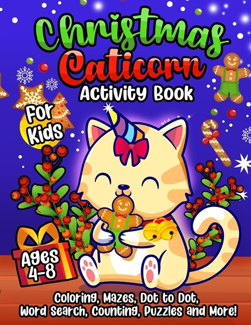 Caticorn Activity Book for Xmas (Paperback)