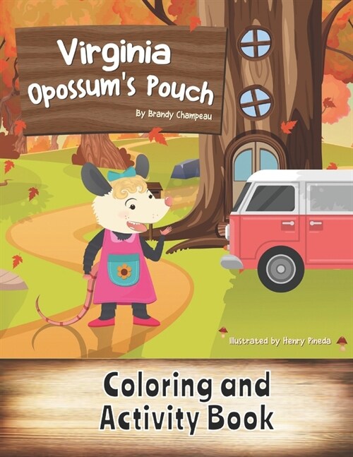 Virginia Opossums Pouch Coloring and Activity Book (Paperback)