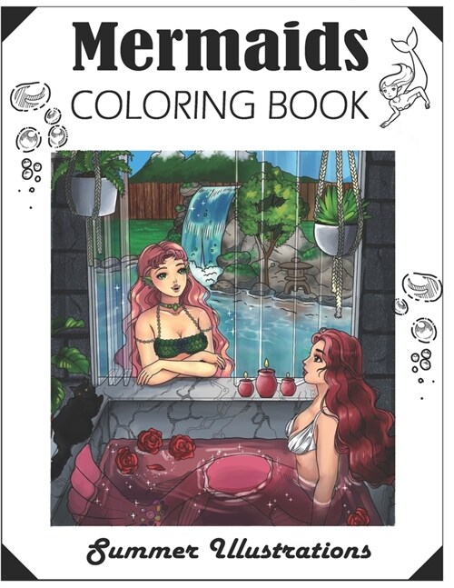 Mermaids Coloring Book (Paperback)