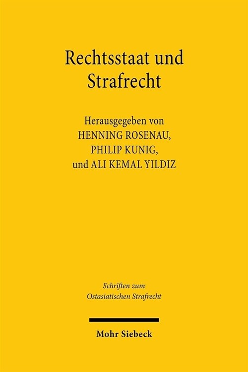 Rechtsstaat Und Strafrecht: Anforderungen Und Anfechtungen (Paperback)