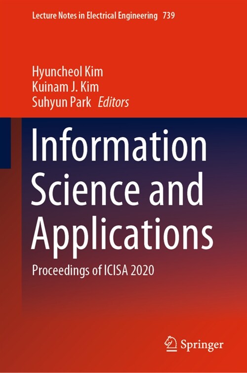 Information Science and Applications: Proceedings of Icisa 2020 (Hardcover, 2021)