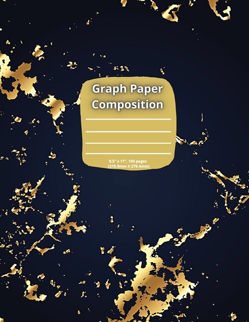 Graph Paper Composition 8.5 x 11, 100 pages: Grid Composition Notebook 8.5 x 11, 100 pages (Paperback)