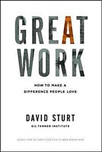 Great Work: How to Make a Difference People Love (Hardcover)