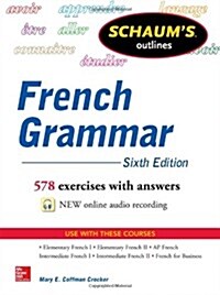 Schaums Outline of French Grammar (Paperback, 6, Revised)