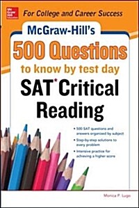 500 SAT Critical Reading Questions to Know by Test Day (Paperback)