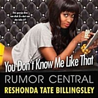 You Dont Know Me Like That (MP3 CD)
