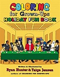 Coloring for Grown-Ups Holiday Fun Book (Paperback)